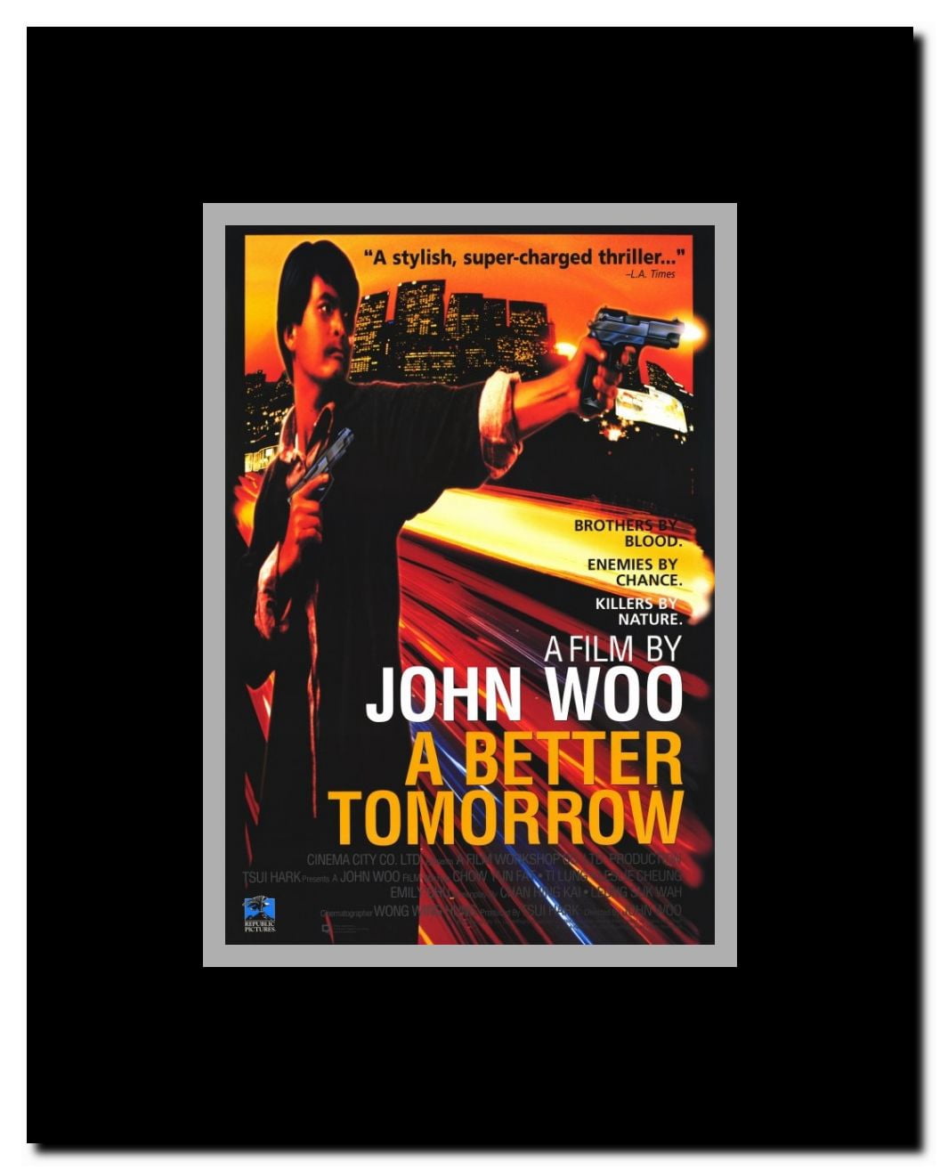 A Better Tomorrow Framed Movie Poster