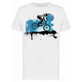 thumbnail image 1 of A Bicycle Rider, Shadow Tee Men's -Image by Shutterstock, 1 of 2