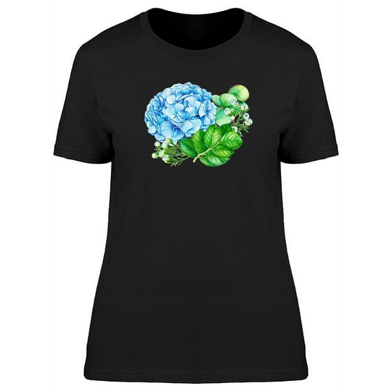 A Big Bright Blue Peony T-Shirt Women -Image by Shutterstock, Female x-Large