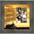 thumbnail image 1 of A Biker's Prayer, Gift for Motorcycle Riders, Inspirational Bike Picture Frame, 10x10, 6442, 1 of 6