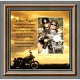 thumbnail image 1 of A Biker's Prayer, Gift for Motorcycle Riders, Inspirational Bike Picture Frame, 10x10, 6442, 1 of 6