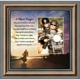 thumbnail image 1 of A Biker's Prayer, Gift for Motorcycle Riders, Inspirational Bike Picture Frame, 8x8, 6439, 1 of 6