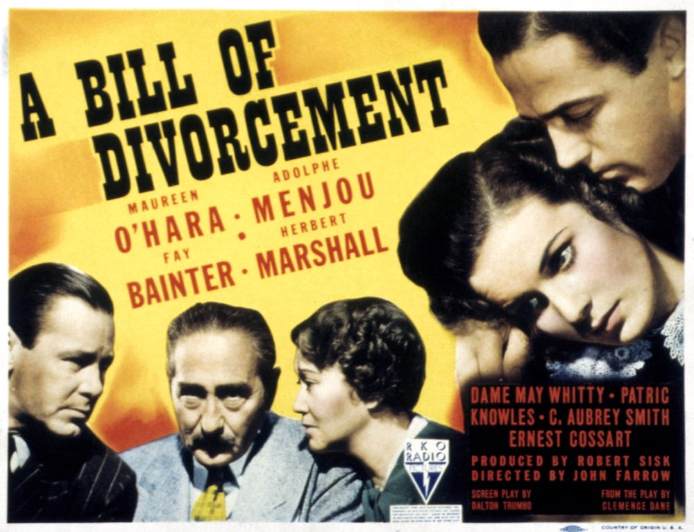 A Bill Of Divorcement Canvas Art -  (28 x 22)