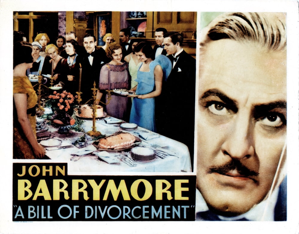 A Bill Of Divorcement U Canvas Art - (28 x 22)