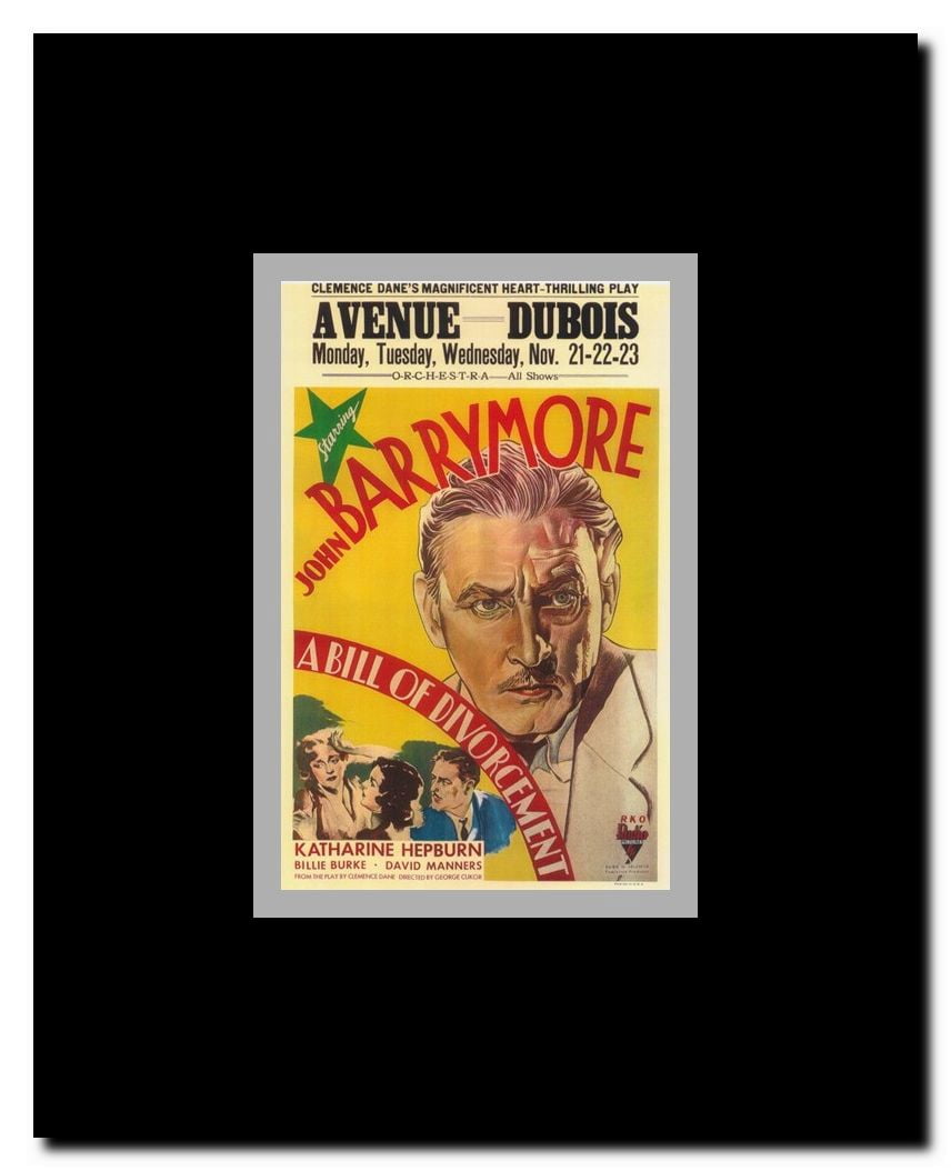 A Bill of Divorcement Framed Movie Poster