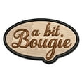 thumbnail image 1 of A Bit Bougie Funny Applique Multi-Color Embroidered Iron-On Patch - 2.0 Inch Mini, 1 of 5