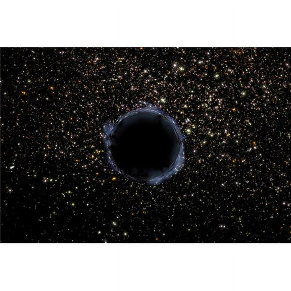 A Black Hole in a Globular Cluster Poster Print