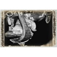 thumbnail image 1 of A Black & White Photo of A Cowboy Boot & Stirrup Poster Print by Carson Ganci, 34 x 22 - Large, 1 of 1