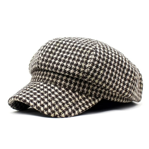 A+ Black and White Patterned Casual Cap Stylish Simple Machine Washable