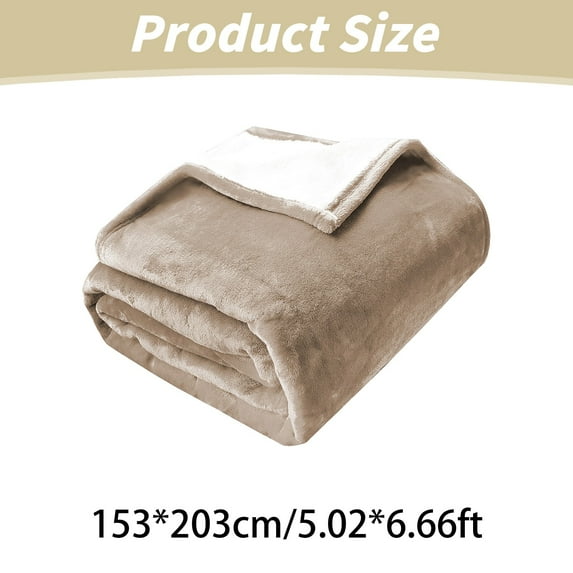 A Blanket Sheepskin Blanket Double Layer Thickened Flannel Blanket Pet Blanket