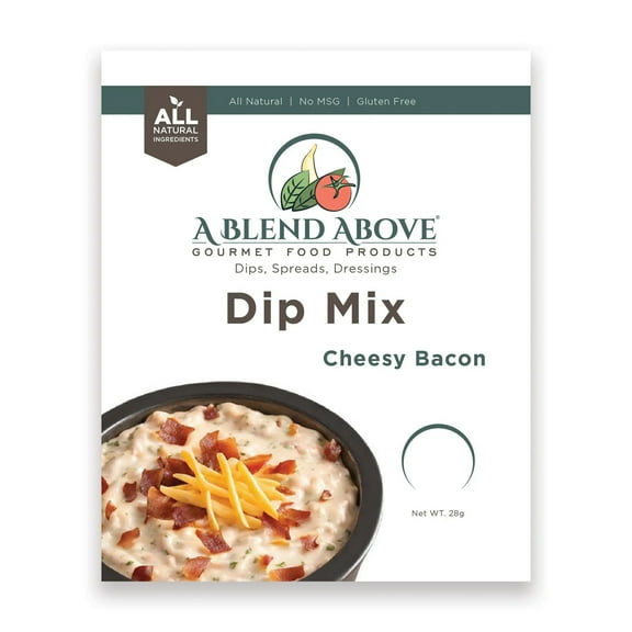 A Blend Above Cheesy Bacon Dip Mix, 3 Packs, 1 oz Each, Gluten-Free, Low Carb