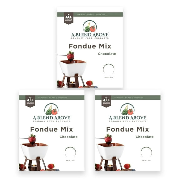 A Blend Above Chocolate Fondue Mix, 3 Pack, Gluten-Free