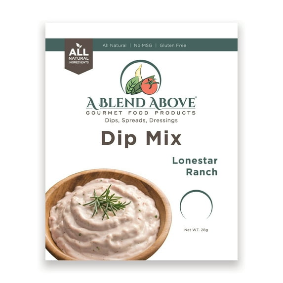 A Blend Above Lonestar Ranch Spicy Dip Mix, Gluten-Free, 3 Pack, 1 oz Each