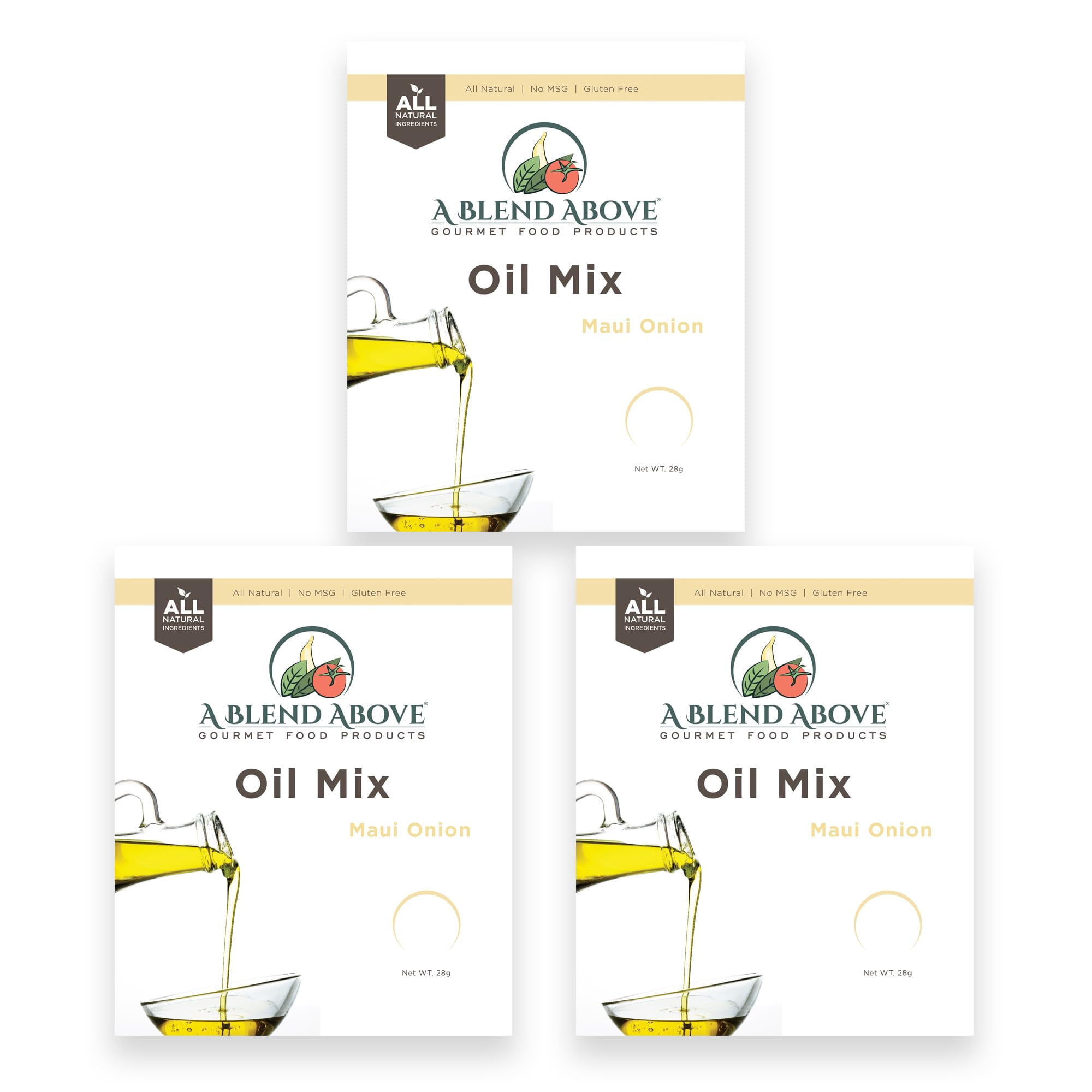 A Blend Above Maui DHF10 Onion Oil Mix, Oil Dip, Salad Dressings, Oil
