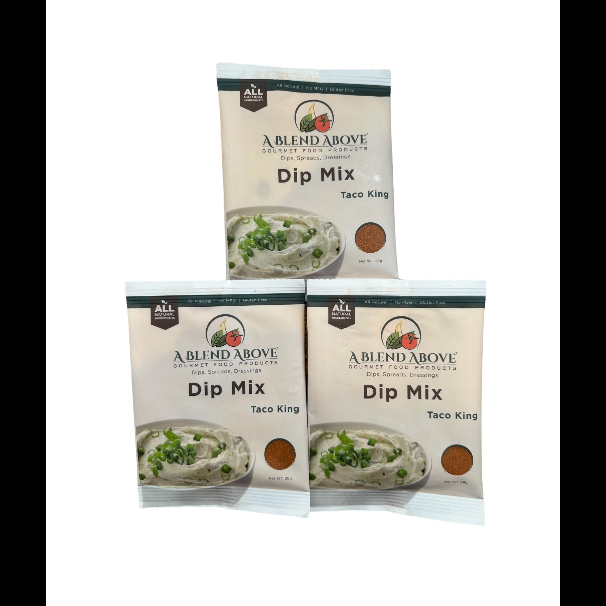 A Blend Above Taco MMF7 Dip Mix, 3 pack, Each, Makes 16 Ounces, Gluten