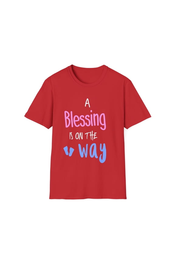 A Blessing Is On The Way Future Mom Maternity Clothes Unisex Softstyle T-Shirt