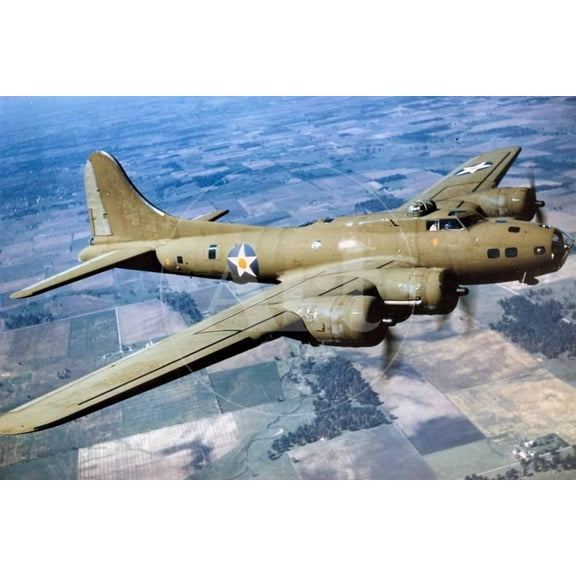 A Boeing B17 Flying Fortress, 1944, Transportation Unframed Photographic Print Wall Art by American Photographer Sold by Art.Com