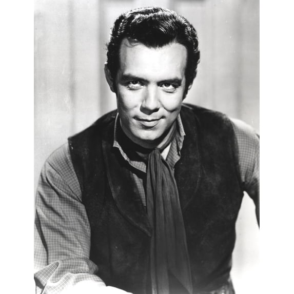 A Bonanza cast member wearing a scarf Photo Print (8 x 10)