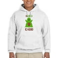 thumbnail image 1 of A Boo Cado Funny Halloween Pun  Hoodie Men -Image by Shutterstock, Male 3X-Large, 1 of 4