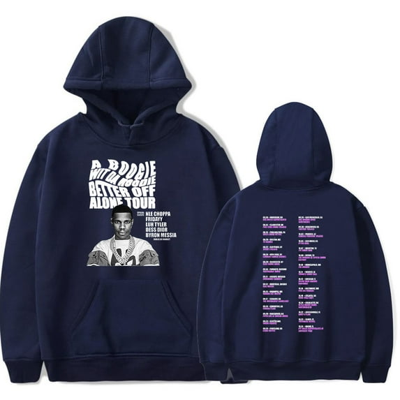 A Boogie Wit A Hoodie Better Off Alone Tour 2024 Hoodies Merch print Unisex Trendy Casual Streetwear Sweatshirt