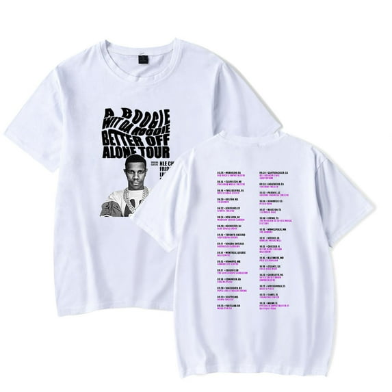 A Boogie Wit A Hoodie Better Off Alone Tour 2024 Shirt Merch Women Men Fashion Clothes Trend Casual Short Sleeve Top