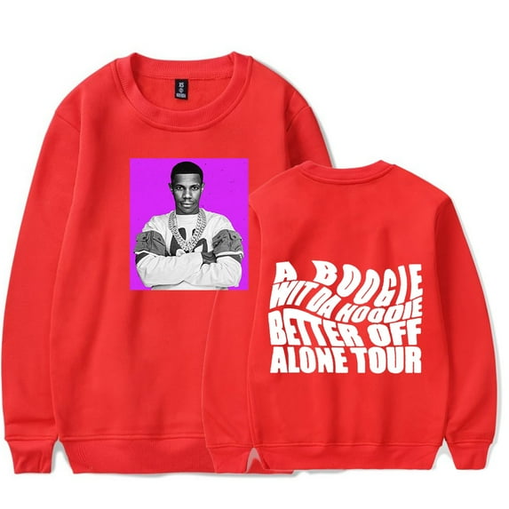 A Boogie Wit Da Hoodie Better Off Alone Tour Crewneck Sweatshirt Unisex Fashion Long Sleeve