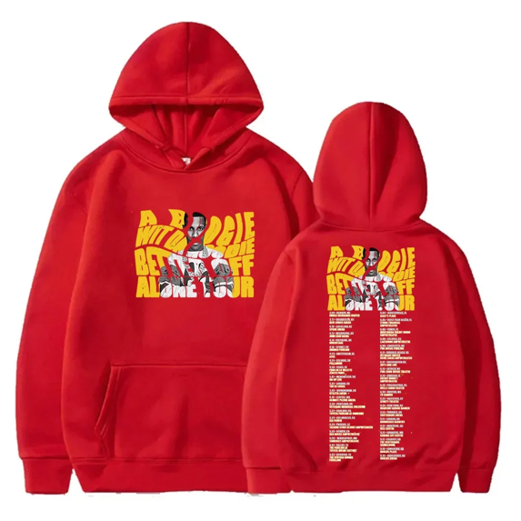 A Boogie wit da Hoodie Better Off Alone Tour Hoodies New Logo Merch Pullovers Women Men Fashion Casual Sweatshirts