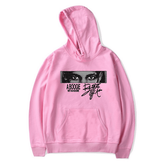 A Boogie wit da Hoodie Merchandise Better Off Alone Graphic Unisex Long Sleeve Smart Casual Streetwear