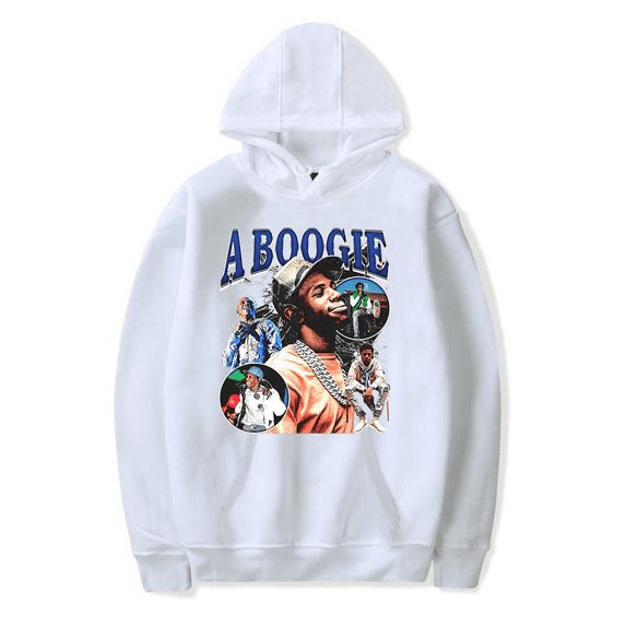 A Boogie wit da Hoodie Rapper Hoodies Merch pop graphics Unisex long sleeves Trendy Casual Streetwear