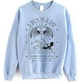 thumbnail image 1 of A Book A Day Keeps Reality Away Sweatshirt - Fantasy Book Dragon Sweater, Reading Crewneck, 1 of 6