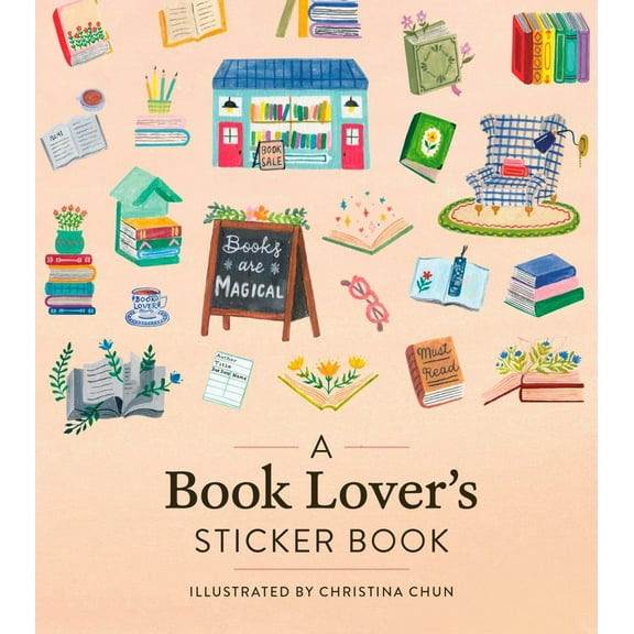 A Book Lover's Sticker Book (Hardcover)