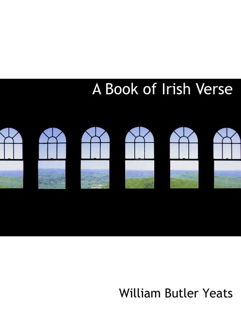 A Book of Irish Verse (Paperback)