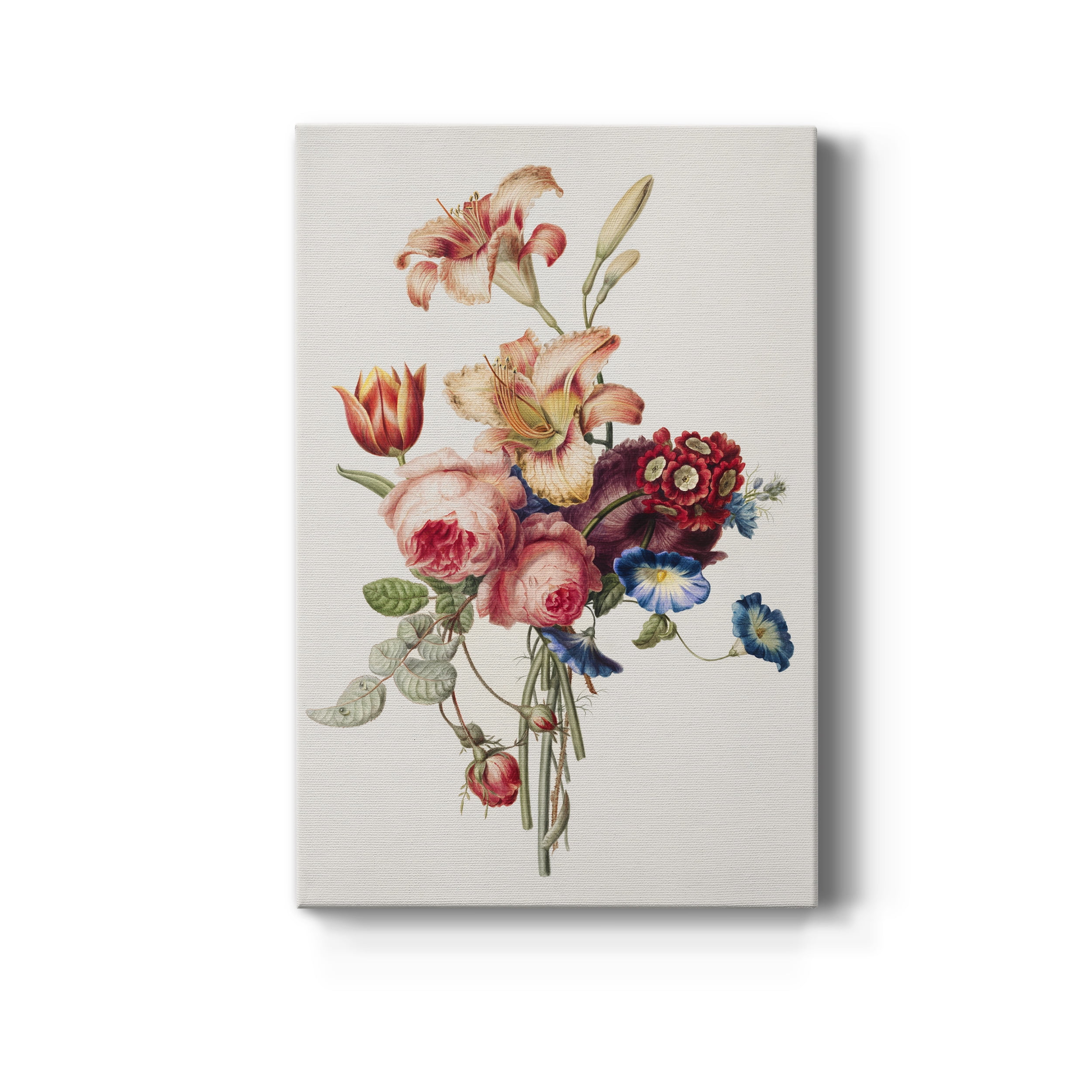 A Bouquet (1820) Premium Gallery Wrapped Canvas - Ready to Hang - 12 x 18