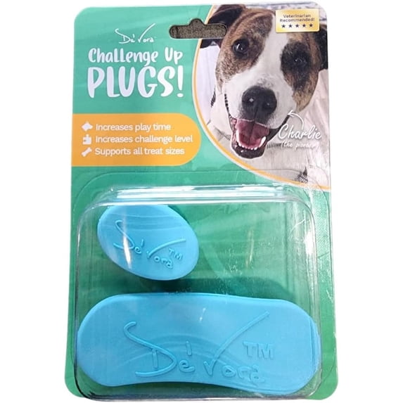 De' Vora Challenge Up Slow Feeder Plugs for Scratch Square, Medium/Large