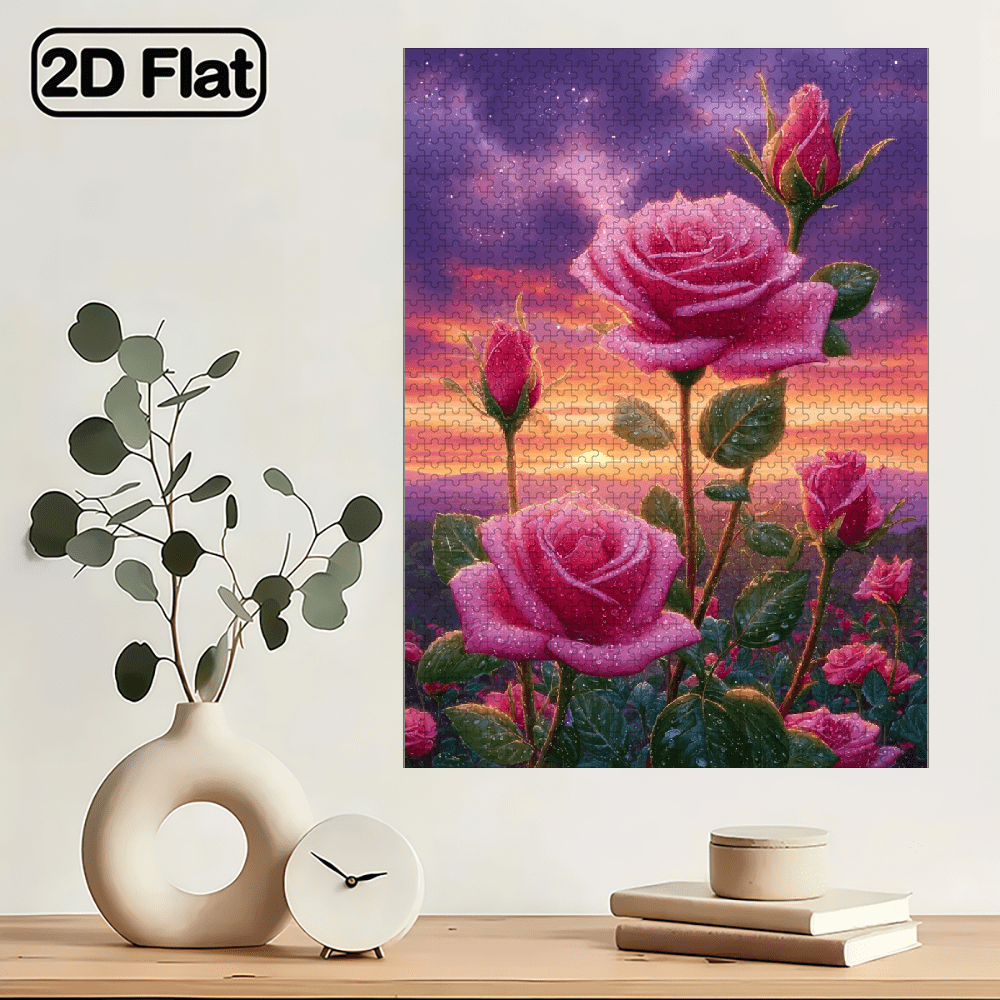 A Box of (1000pcs) Adult Puzzles, Character Landscape Theme, High Difficulty, Suitable for Adults, Family Entertainmen.29.4*19.6 in