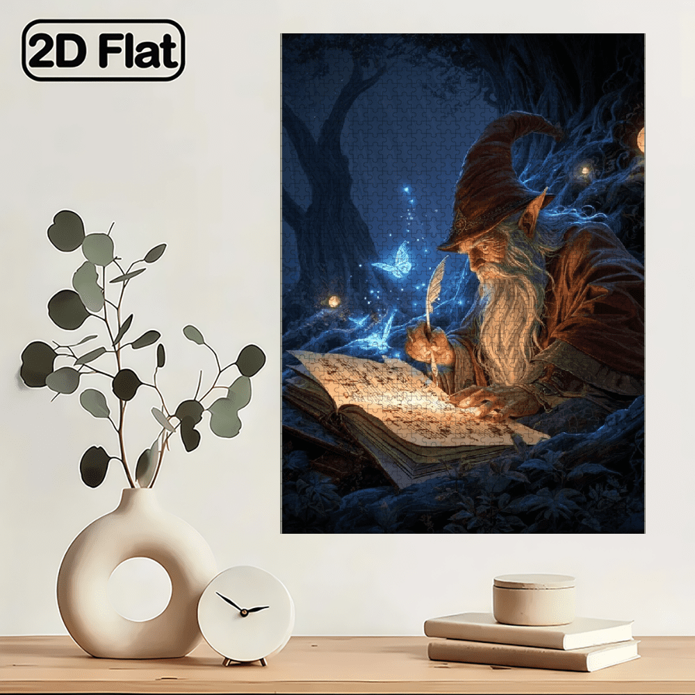 A Box of (1000pcs) Adult Puzzles, Character Landscape Theme, High Difficulty, Suitable for Adults, Family Entertainment, Home Decoration.29.4*19.6 in