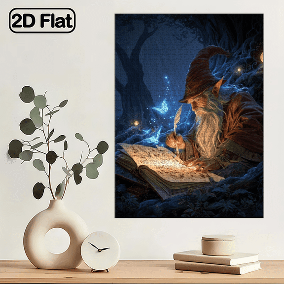 A Box of (1000pcs) Adult Puzzles, Character Landscape Theme, High Difficulty, Suitable for Adults, Family Entertainment, Home Decoration.29.4*19.6 in