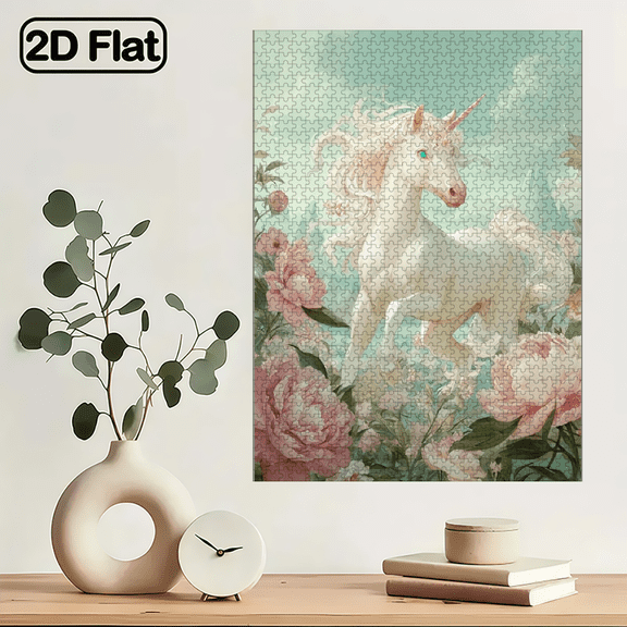 A Box of (1000pcs) Adult Puzzles, animal Landscape Theme, High Difficulty, Suitable for Adults, Family Entertainment, Home Decoration.29.4*19.6 in