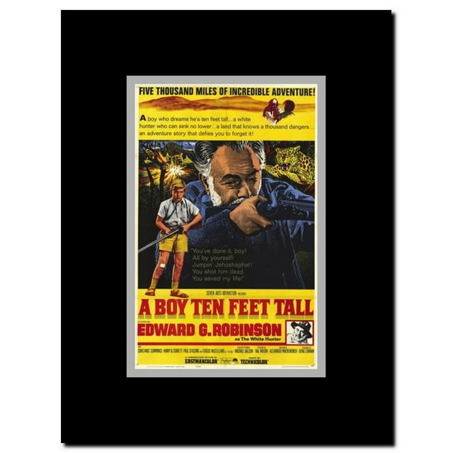 A Boy Ten Feet Tall Framed Movie Poster (11 x 17)