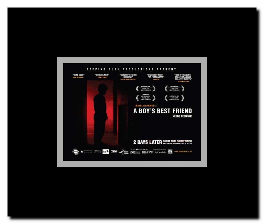 A Boy's Best Friend Framed Movie Poster