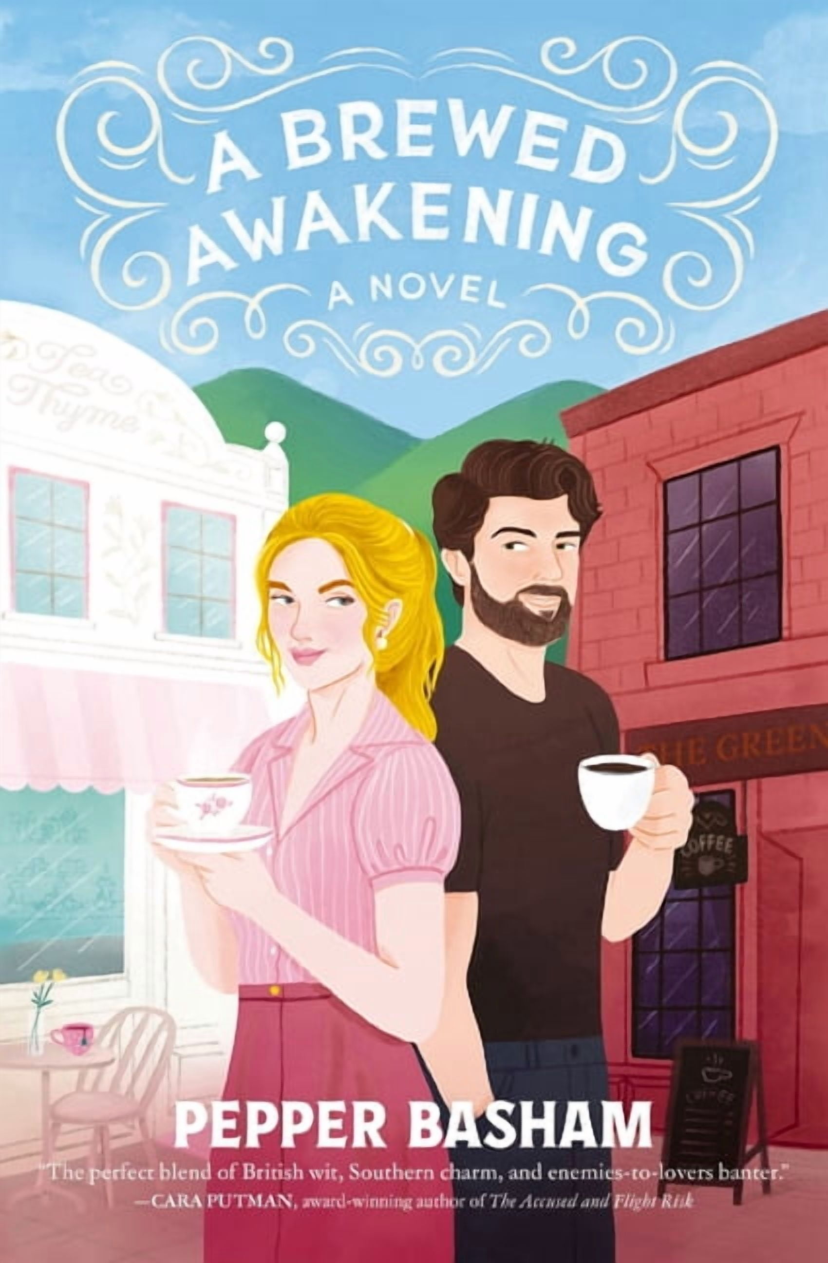 A Brewed Awakening: A Hilarious, Clean, Enemies-To-Lovers Rom-Com, (Paperback)