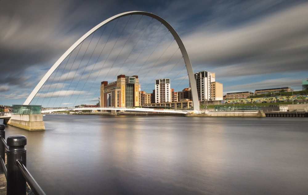A Bridge Crossing The River Tyne Newcastle Upon Tyne Tyne And Wear England Canvas Art - John Short Design Pics (38 x 24)