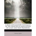 thumbnail image 1 of A Brief Explanatory Statement of the Principle & Application of a Life and Ship Preserver Paperback, 1 of 1