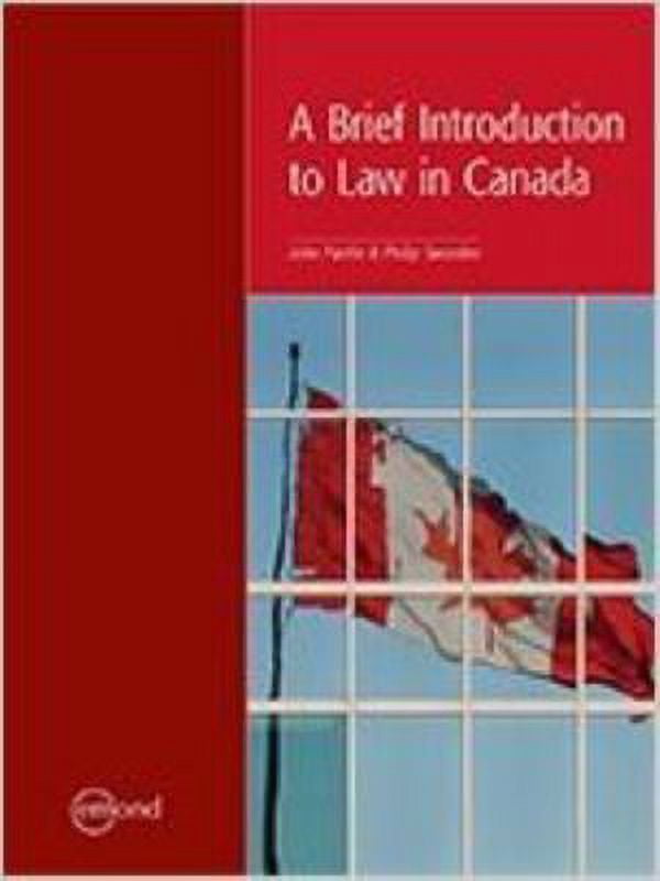 Pre-Owned A Brief Introduction to Law in Canada (Paperback