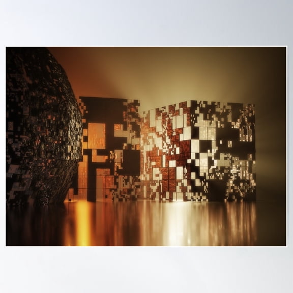 A Bright Future Poster Wall Art, Modern Wall Decor For Living Room Bedroom, 8x12 UNFRAMED