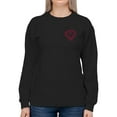 thumbnail image 1 of A Bright Heart Sweatshirt Women -Smartprints Designs, Female Large, 1 of 4
