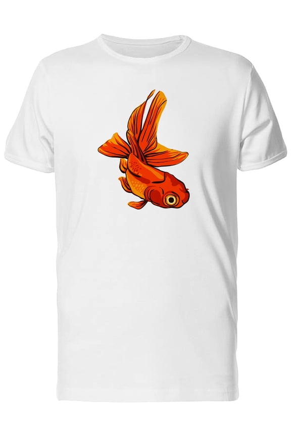 A Bright Orange Koi Fish Tee Men's -Image by Shutterstock