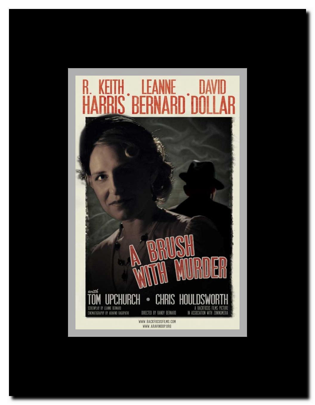 A Brush with Murder Framed Movie Poster
