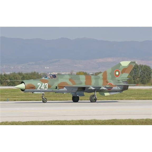 A Bulgarian Air Force MiG-21 Poster Print