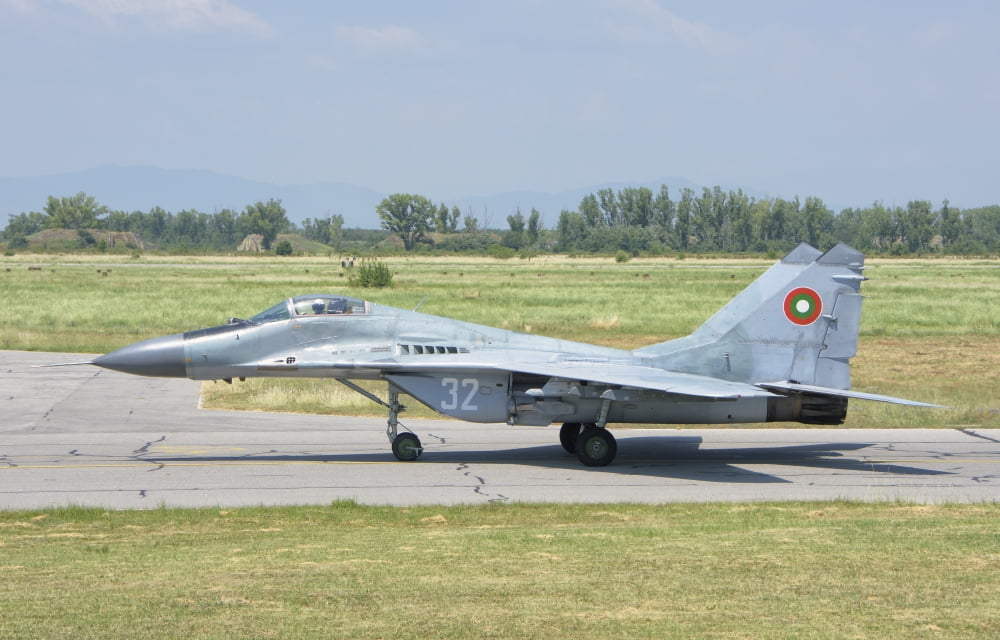 A Bulgarian Air Force MiG-29 during Exercise Thracian Star Canvas Art - Giovanni CollaStocktrek Images (18 x 12)